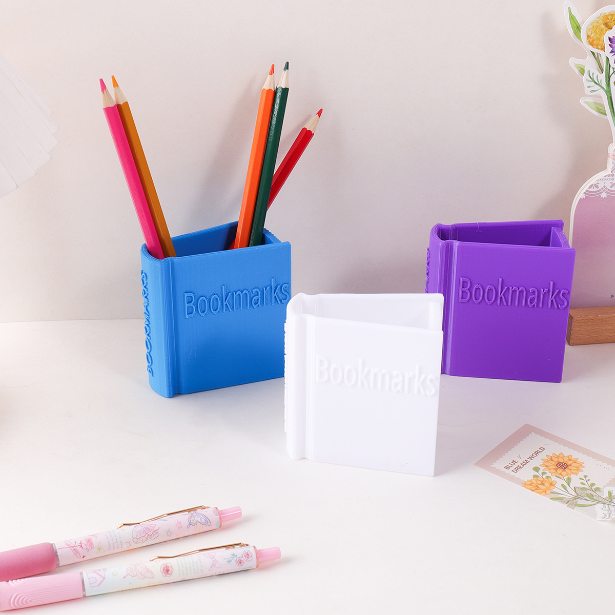 Minimalist style 3D solid colo – Stationery Office Supply Store Bewertung und Preis
