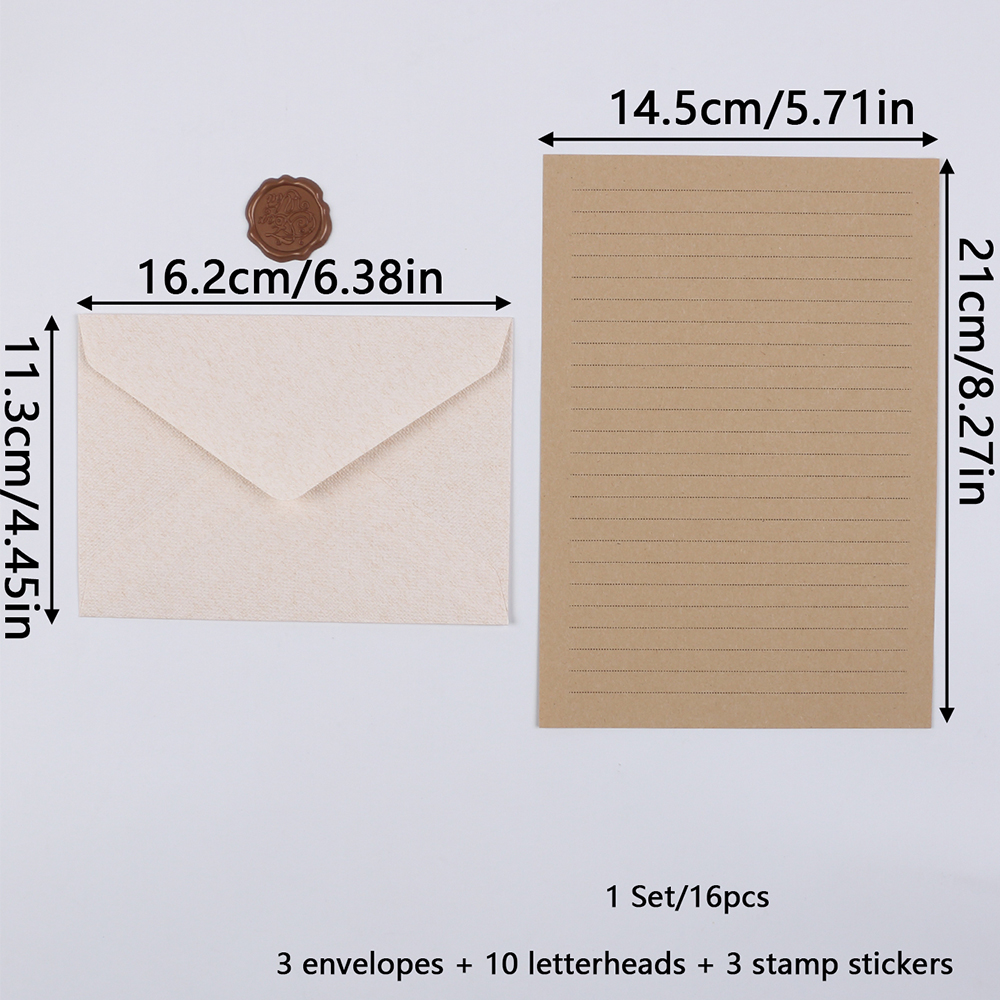 Stationery Set with Envelopes  – Wax Seal Stamp Kit Bewertung und Preis