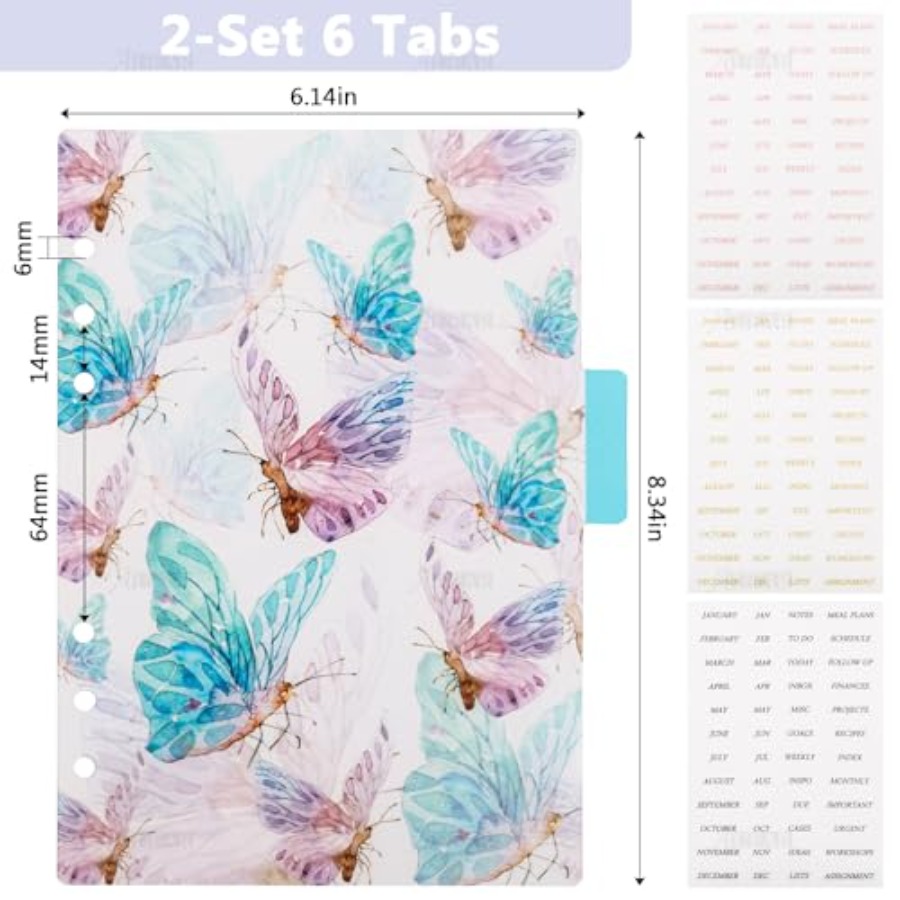 , 12 Pack Binder Index Divider – Index Tab Divider Bewertung und Preis