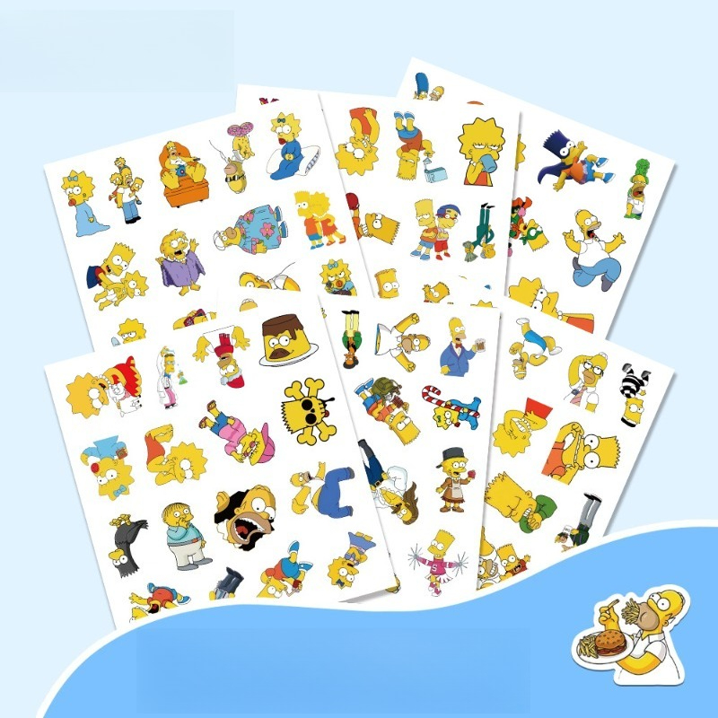 The Simpsons Homer Marge Bart  – Memo Pad Sticky Bewertung und Preis