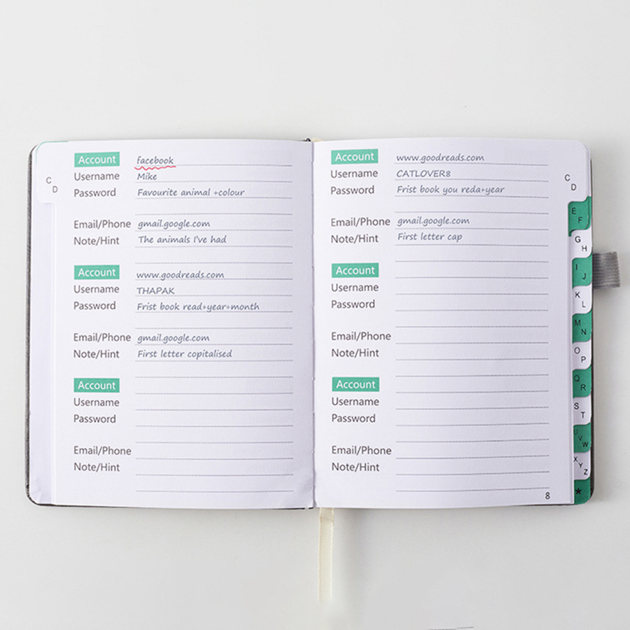 1pc Compact Password Keeper Bo – Index Tab Divider Bewertung und Preis
