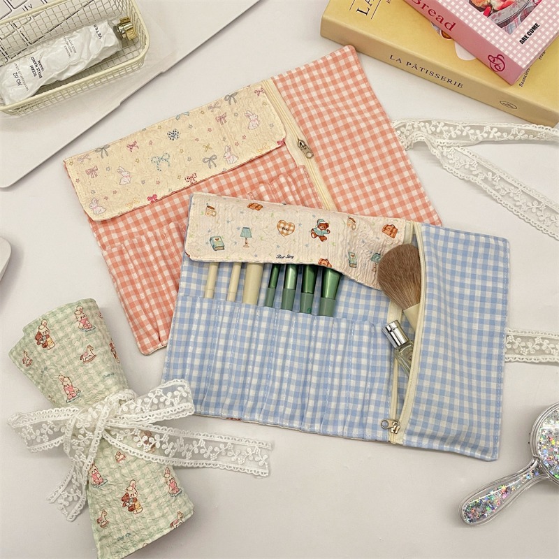 Cute Cartoon Embossed Pencil R – Pen Pouch Roll Bewertung und Preis