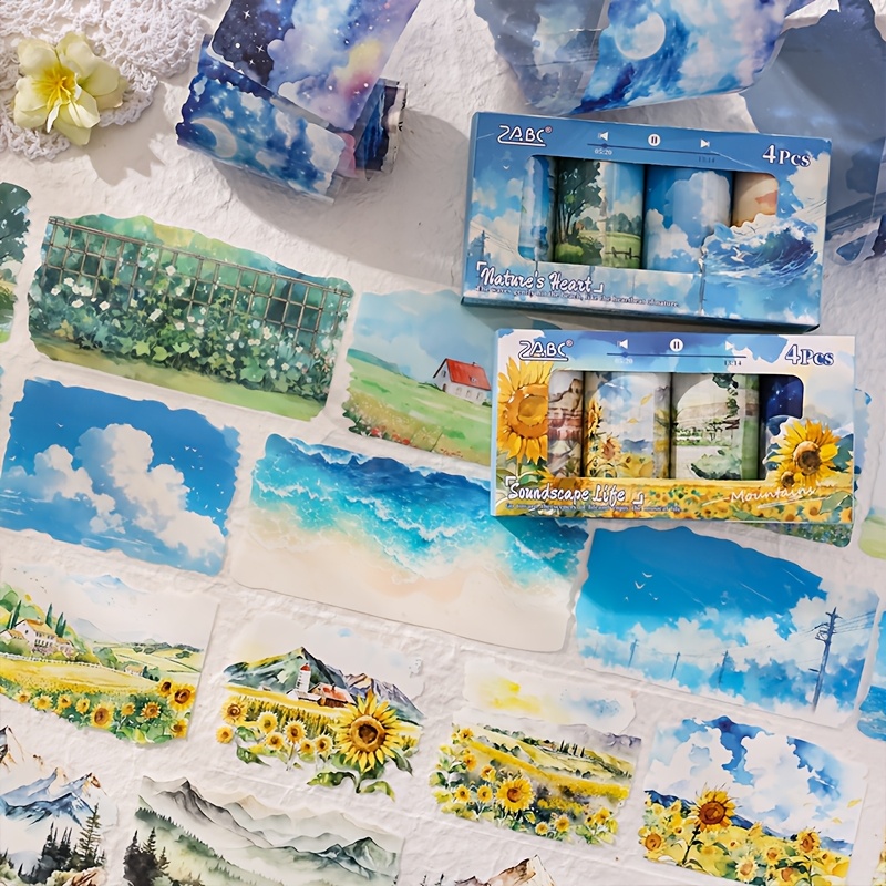 4Roll Landscape Pattern Decora – Memo Pad Sticky Bewertung und Preis