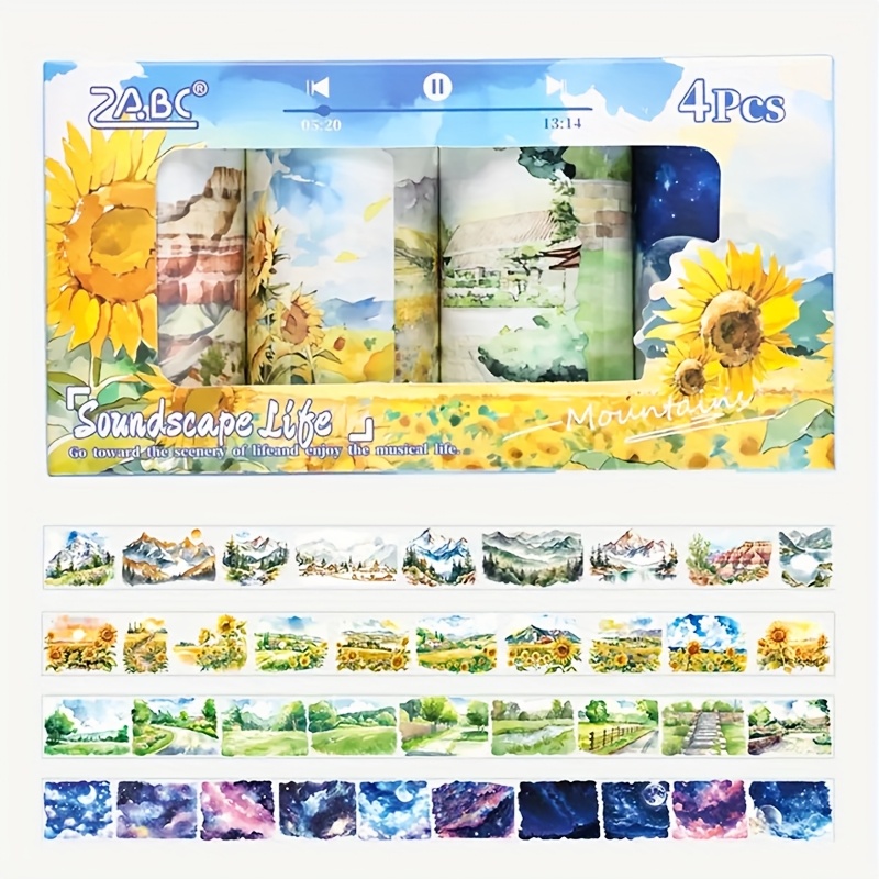 4Roll Landscape Pattern Decora – Memo Pad Sticky Bewertung und Preis