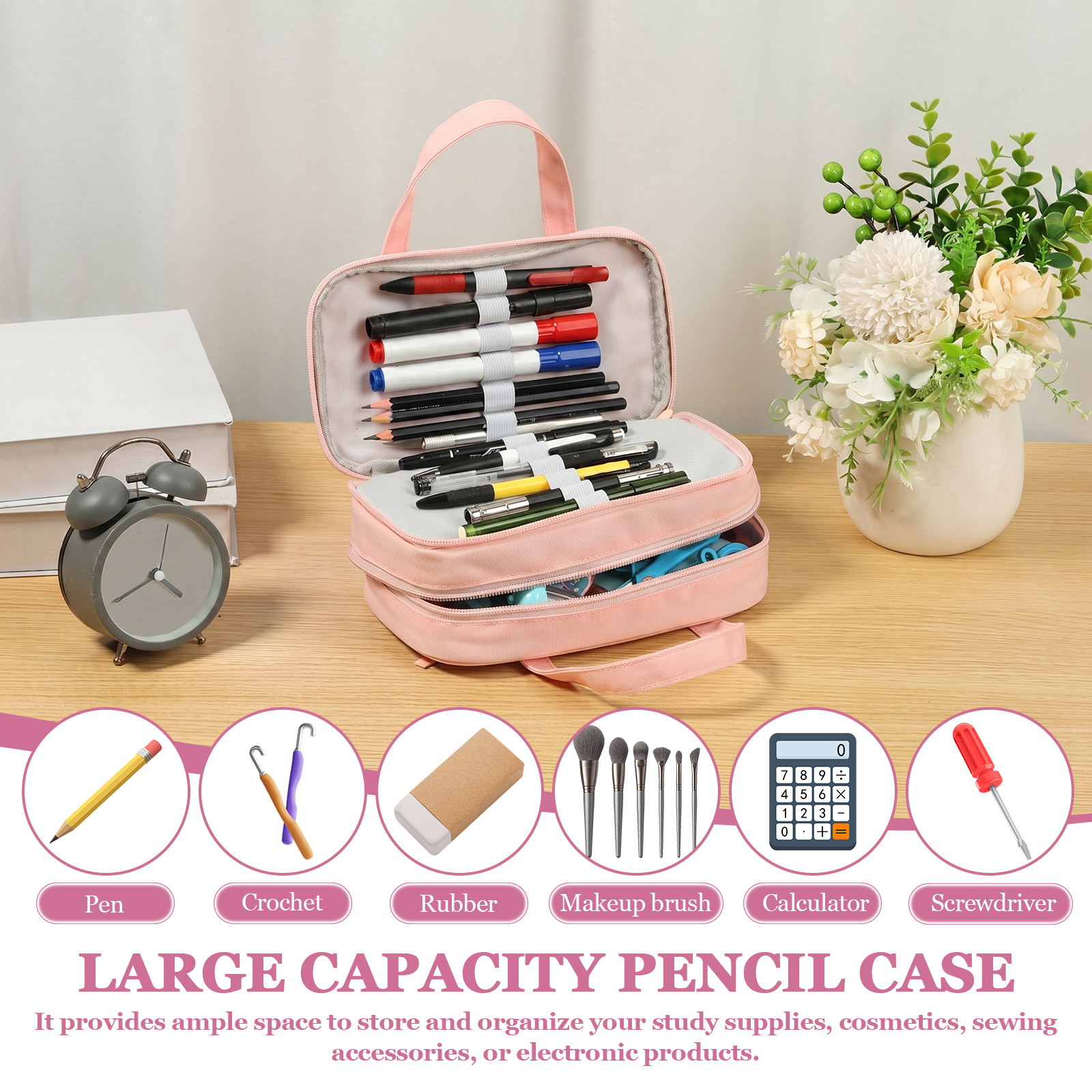 Large Capacity Pencil Case 5 C – Pen Pouch Roll Bewertung und Preis
