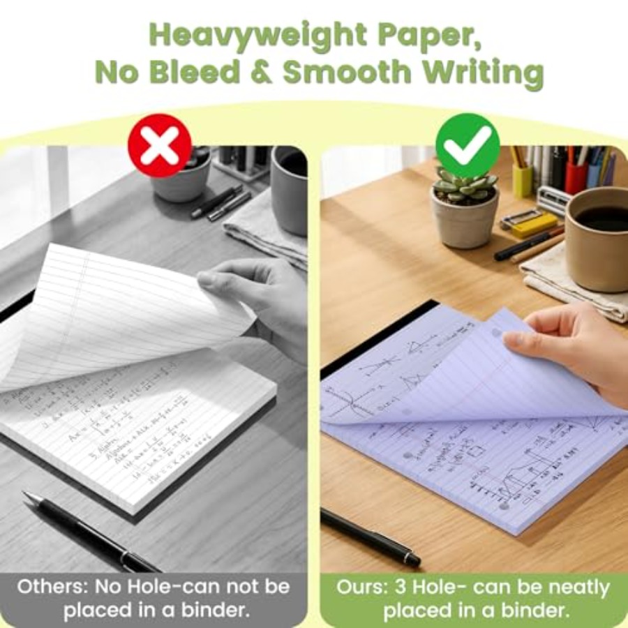Legal Pads 8.5x11, Purple Lega – Paper Punch 3 Hole Bewertung und Preis