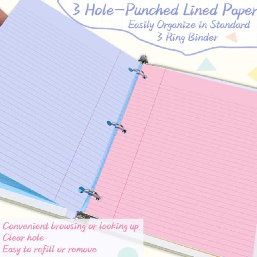 100 Sheets Loose Leaf Binder P – Paper Punch 3 Hole Bewertung und Preis