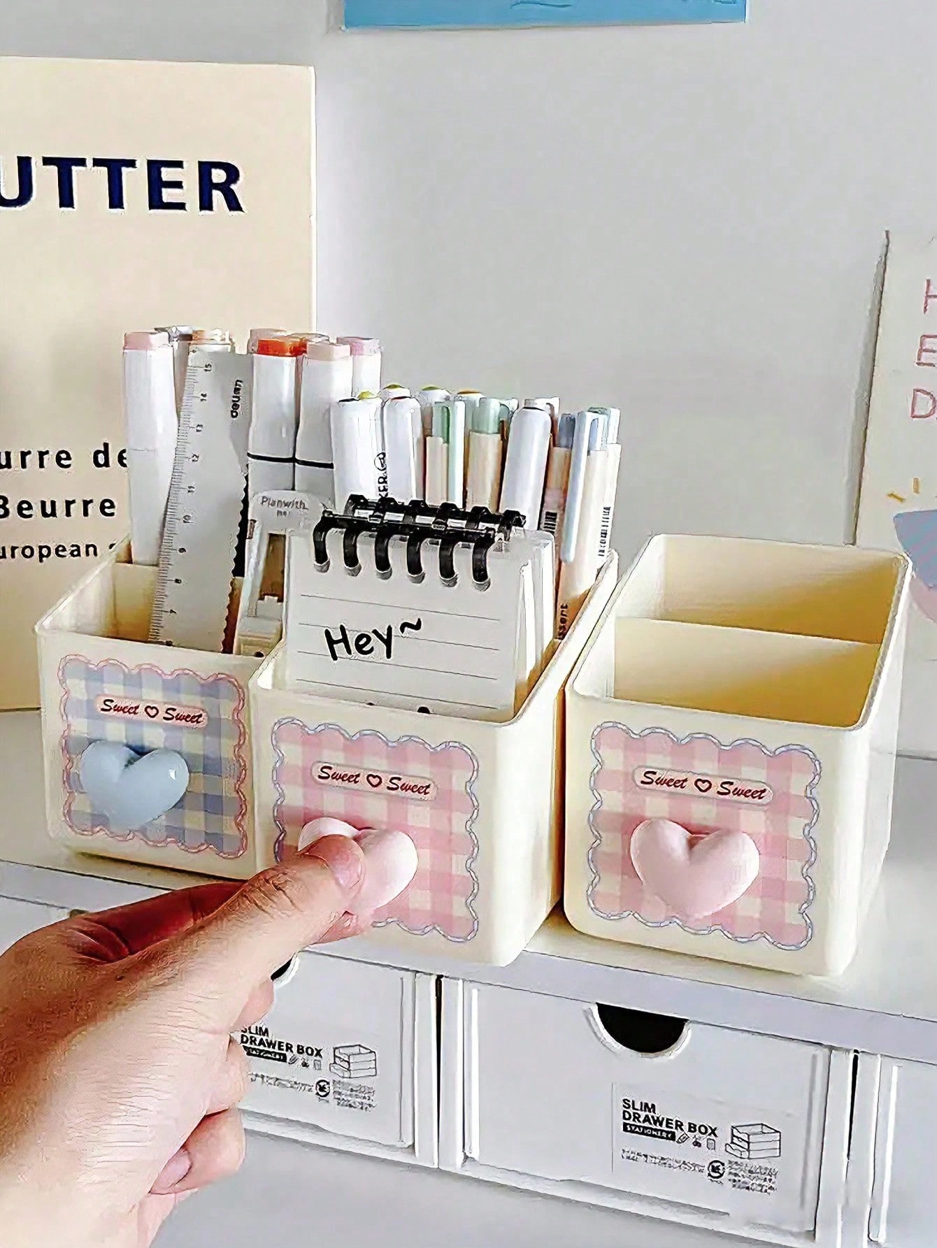 1pc Desktop Stationery Storage – Stationery Office Supply Store Bewertung und Preis