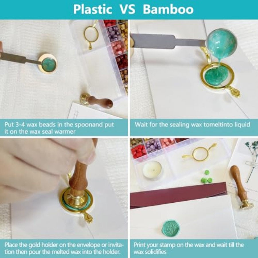 Wax Seal Stamp Kit - Sealing W – Wax Seal Stamp Kit Bewertung und Preis